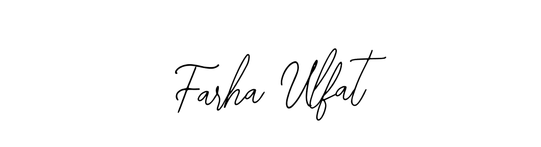 Similarly Bearetta-2O07w is the best handwritten signature design. Signature creator online .You can use it as an online autograph creator for name Farha Ulfat. Farha Ulfat signature style 12 images and pictures png