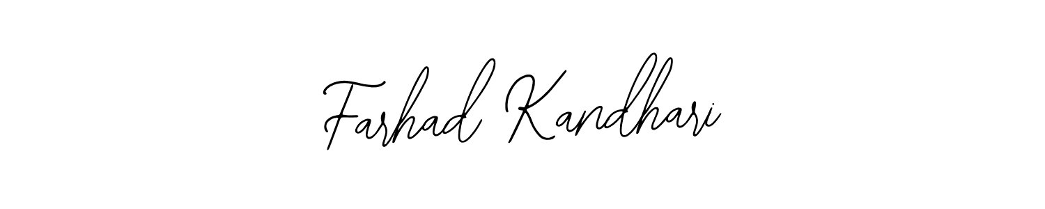 Make a beautiful signature design for name Farhad Kandhari. Use this online signature maker to create a handwritten signature for free. Farhad Kandhari signature style 12 images and pictures png