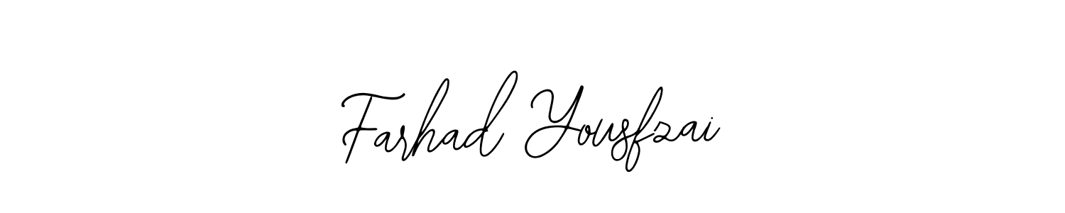 You should practise on your own different ways (Bearetta-2O07w) to write your name (Farhad Yousfzai) in signature. don't let someone else do it for you. Farhad Yousfzai signature style 12 images and pictures png