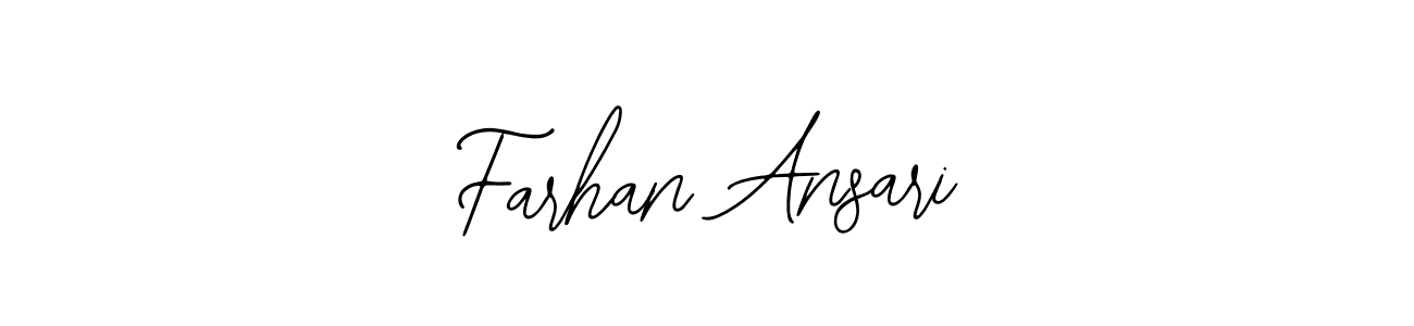 Use a signature maker to create a handwritten signature online. With this signature software, you can design (Bearetta-2O07w) your own signature for name Farhan Ansari. Farhan Ansari signature style 12 images and pictures png