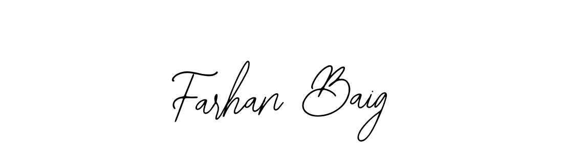 Make a beautiful signature design for name Farhan Baig. With this signature (Bearetta-2O07w) style, you can create a handwritten signature for free. Farhan Baig signature style 12 images and pictures png