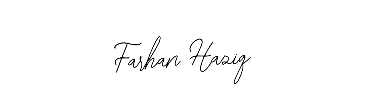 Also we have Farhan Haziq name is the best signature style. Create professional handwritten signature collection using Bearetta-2O07w autograph style. Farhan Haziq signature style 12 images and pictures png