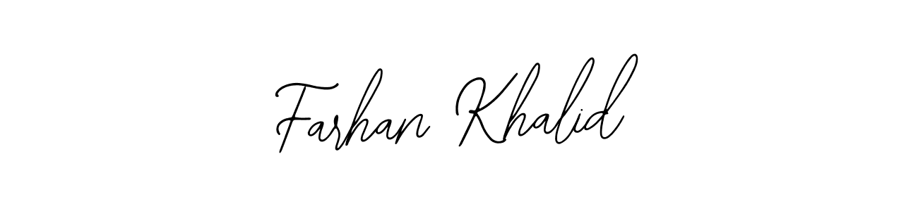 if you are searching for the best signature style for your name Farhan Khalid. so please give up your signature search. here we have designed multiple signature styles  using Bearetta-2O07w. Farhan Khalid signature style 12 images and pictures png