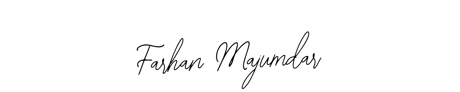 You should practise on your own different ways (Bearetta-2O07w) to write your name (Farhan Majumdar) in signature. don't let someone else do it for you. Farhan Majumdar signature style 12 images and pictures png