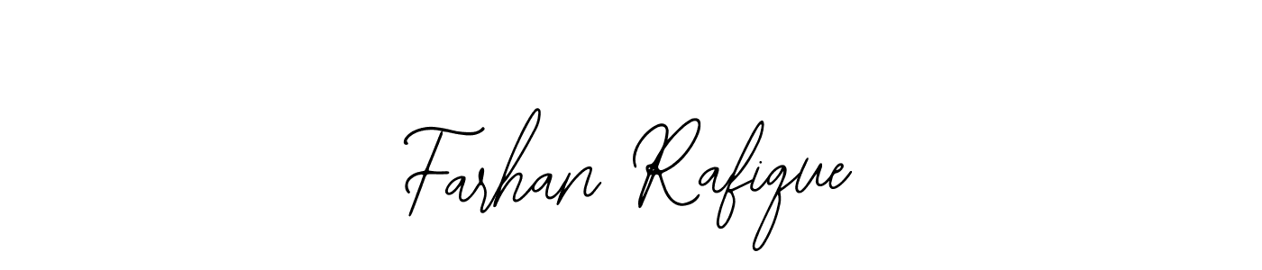 if you are searching for the best signature style for your name Farhan Rafique. so please give up your signature search. here we have designed multiple signature styles  using Bearetta-2O07w. Farhan Rafique signature style 12 images and pictures png