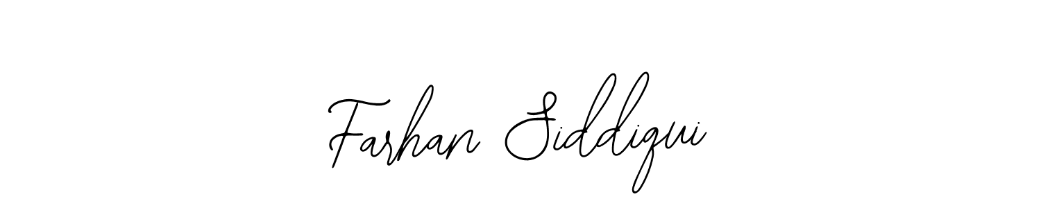 How to make Farhan Siddiqui name signature. Use Bearetta-2O07w style for creating short signs online. This is the latest handwritten sign. Farhan Siddiqui signature style 12 images and pictures png