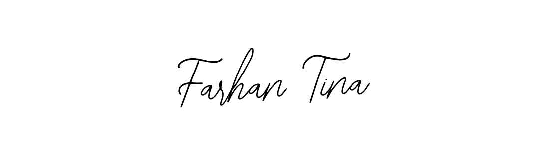 Create a beautiful signature design for name Farhan Tina. With this signature (Bearetta-2O07w) fonts, you can make a handwritten signature for free. Farhan Tina signature style 12 images and pictures png