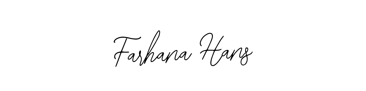 Create a beautiful signature design for name Farhana Hans. With this signature (Bearetta-2O07w) fonts, you can make a handwritten signature for free. Farhana Hans signature style 12 images and pictures png