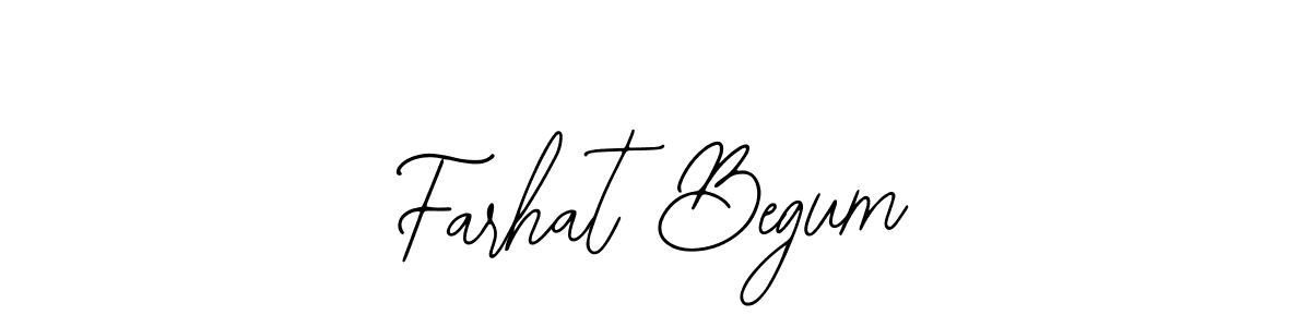 Use a signature maker to create a handwritten signature online. With this signature software, you can design (Bearetta-2O07w) your own signature for name Farhat Begum. Farhat Begum signature style 12 images and pictures png