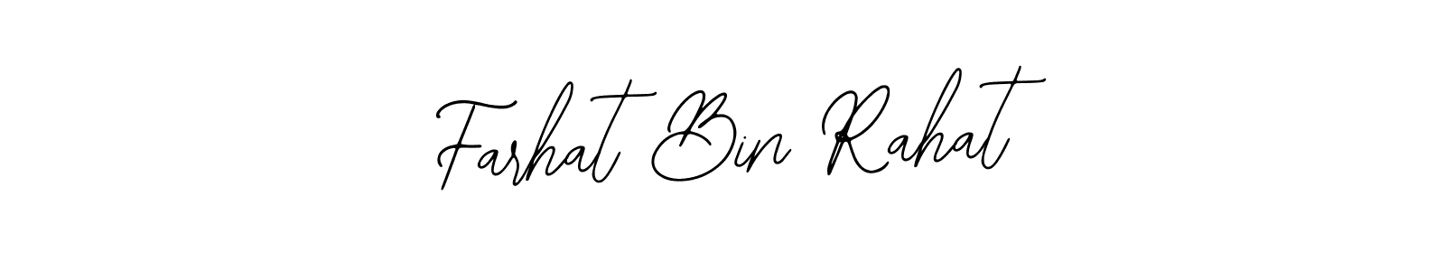 Farhat Bin Rahat stylish signature style. Best Handwritten Sign (Bearetta-2O07w) for my name. Handwritten Signature Collection Ideas for my name Farhat Bin Rahat. Farhat Bin Rahat signature style 12 images and pictures png