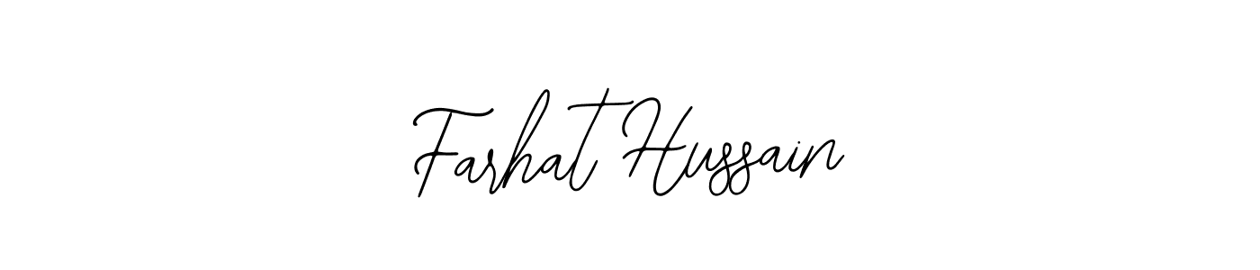 Make a beautiful signature design for name Farhat Hussain. With this signature (Bearetta-2O07w) style, you can create a handwritten signature for free. Farhat Hussain signature style 12 images and pictures png