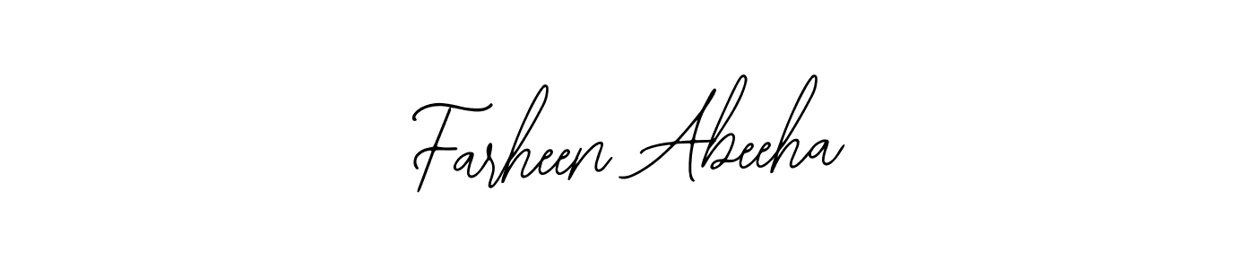 See photos of Farheen Abeeha official signature by Spectra . Check more albums & portfolios. Read reviews & check more about Bearetta-2O07w font. Farheen Abeeha signature style 12 images and pictures png