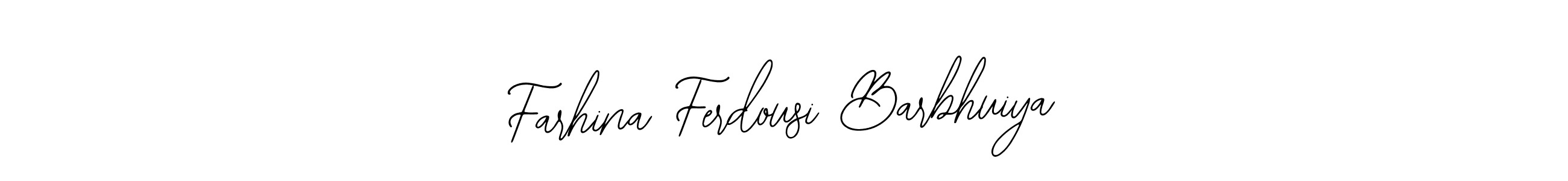 Farhina Ferdousi Barbhuiya stylish signature style. Best Handwritten Sign (Bearetta-2O07w) for my name. Handwritten Signature Collection Ideas for my name Farhina Ferdousi Barbhuiya. Farhina Ferdousi Barbhuiya signature style 12 images and pictures png