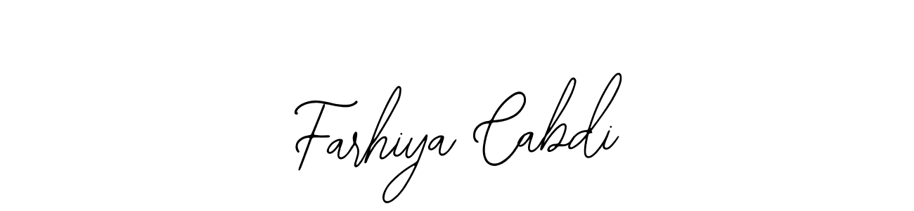 Design your own signature with our free online signature maker. With this signature software, you can create a handwritten (Bearetta-2O07w) signature for name Farhiya Cabdi. Farhiya Cabdi signature style 12 images and pictures png
