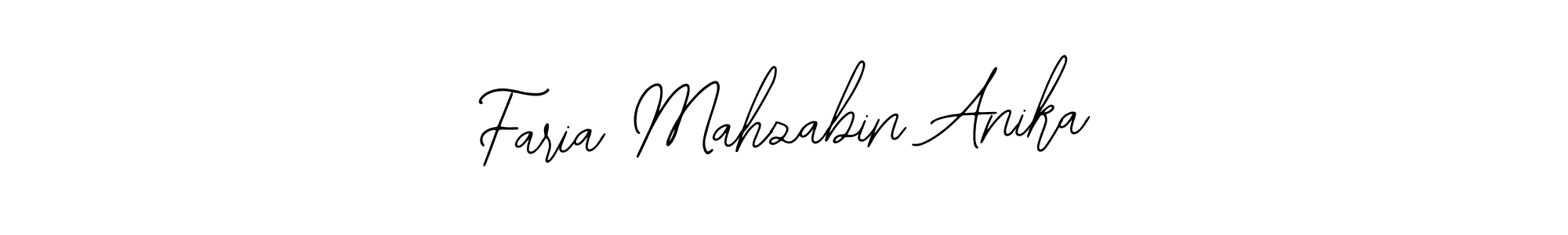 Create a beautiful signature design for name Faria Mahzabin Anika. With this signature (Bearetta-2O07w) fonts, you can make a handwritten signature for free. Faria Mahzabin Anika signature style 12 images and pictures png
