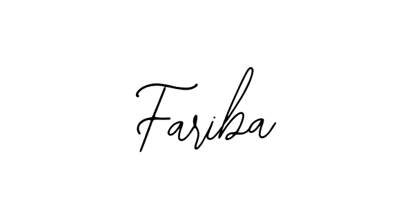 Also we have Fariba name is the best signature style. Create professional handwritten signature collection using Bearetta-2O07w autograph style. Fariba signature style 12 images and pictures png