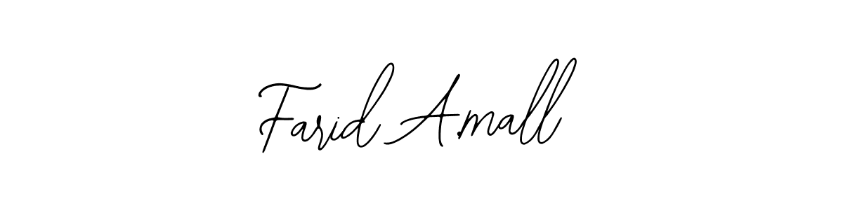 How to Draw Farid A.mall signature style? Bearetta-2O07w is a latest design signature styles for name Farid A.mall. Farid A.mall signature style 12 images and pictures png