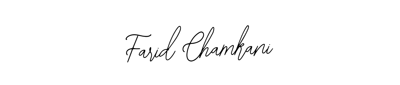 Design your own signature with our free online signature maker. With this signature software, you can create a handwritten (Bearetta-2O07w) signature for name Farid Chamkani. Farid Chamkani signature style 12 images and pictures png