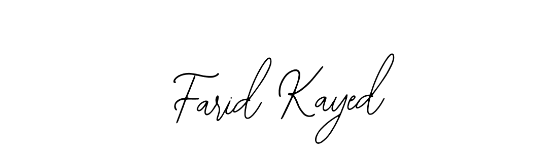 Create a beautiful signature design for name Farid Kayed. With this signature (Bearetta-2O07w) fonts, you can make a handwritten signature for free. Farid Kayed signature style 12 images and pictures png