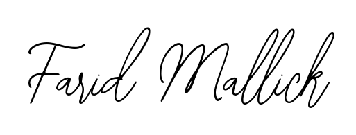 Discover how Farid Mallick looks in an executive cursive font (Bearetta-2O07w). Perfect for legal documents, invoices, and certificates. Farid Mallick signature style 12 images and pictures png