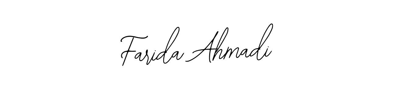 Create a beautiful signature design for name Farida Ahmadi. With this signature (Bearetta-2O07w) fonts, you can make a handwritten signature for free. Farida Ahmadi signature style 12 images and pictures png