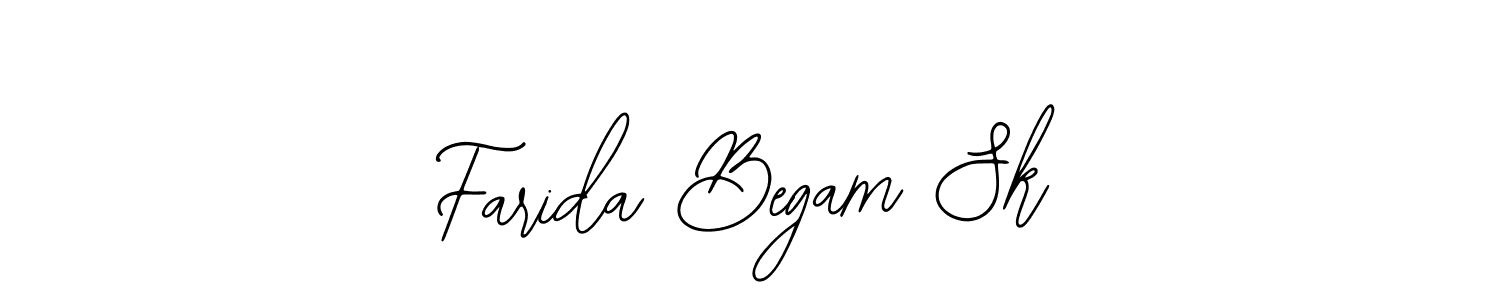 The best way (Bearetta-2O07w) to make a short signature is to pick only two or three words in your name. The name Farida Begam Sk include a total of six letters. For converting this name. Farida Begam Sk signature style 12 images and pictures png