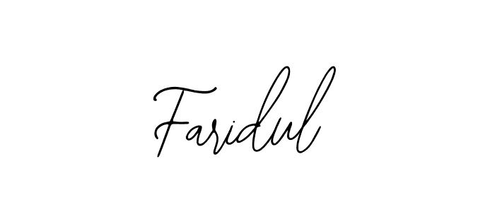 You should practise on your own different ways (Bearetta-2O07w) to write your name (Faridul) in signature. don't let someone else do it for you. Faridul signature style 12 images and pictures png
