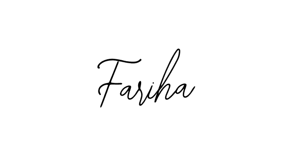 Fariha stylish signature style. Best Handwritten Sign (Bearetta-2O07w) for my name. Handwritten Signature Collection Ideas for my name Fariha. Fariha signature style 12 images and pictures png
