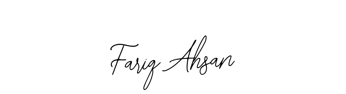 Make a short Fariq Ahsan signature style. Manage your documents anywhere anytime using Bearetta-2O07w. Create and add eSignatures, submit forms, share and send files easily. Fariq Ahsan signature style 12 images and pictures png