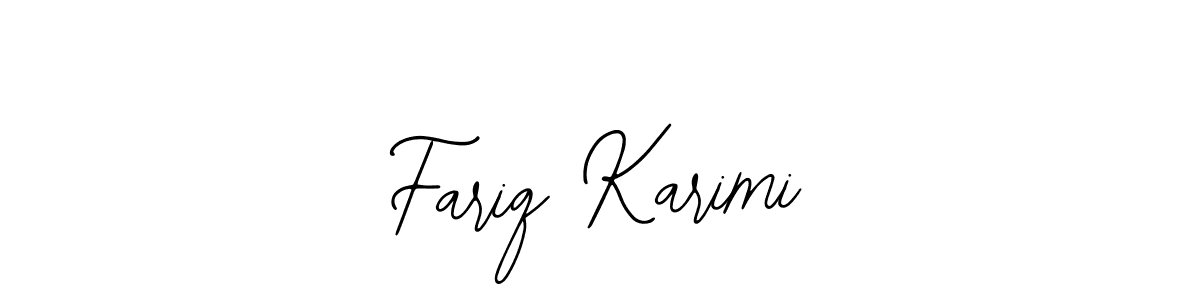 Create a beautiful signature design for name Fariq Karimi. With this signature (Bearetta-2O07w) fonts, you can make a handwritten signature for free. Fariq Karimi signature style 12 images and pictures png