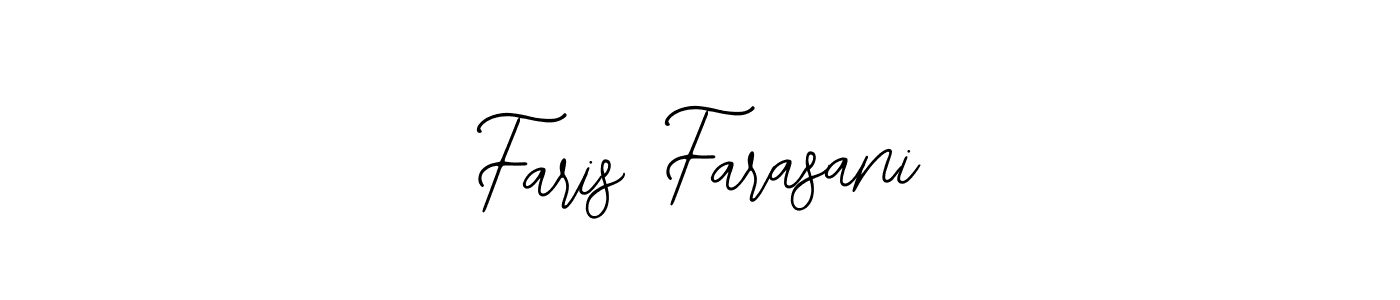 You should practise on your own different ways (Bearetta-2O07w) to write your name (Faris Farasani) in signature. don't let someone else do it for you. Faris Farasani signature style 12 images and pictures png