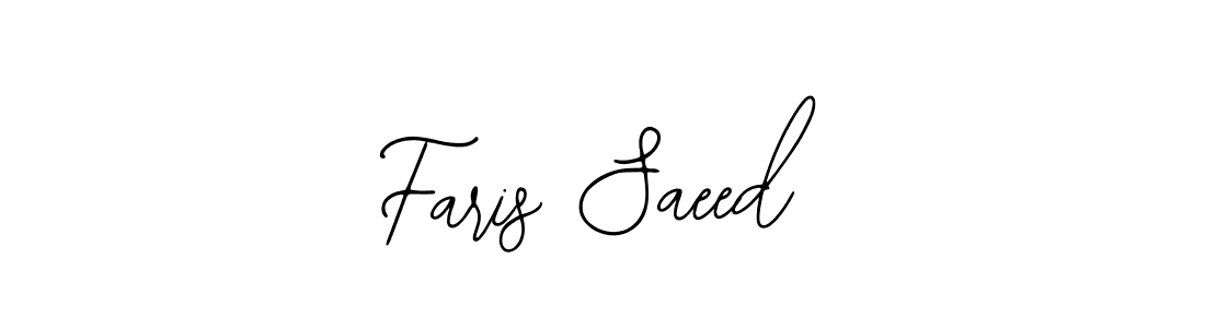 Design your own signature with our free online signature maker. With this signature software, you can create a handwritten (Bearetta-2O07w) signature for name Faris Saeed. Faris Saeed signature style 12 images and pictures png