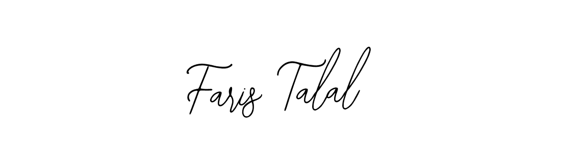 How to make Faris Talal name signature. Use Bearetta-2O07w style for creating short signs online. This is the latest handwritten sign. Faris Talal signature style 12 images and pictures png