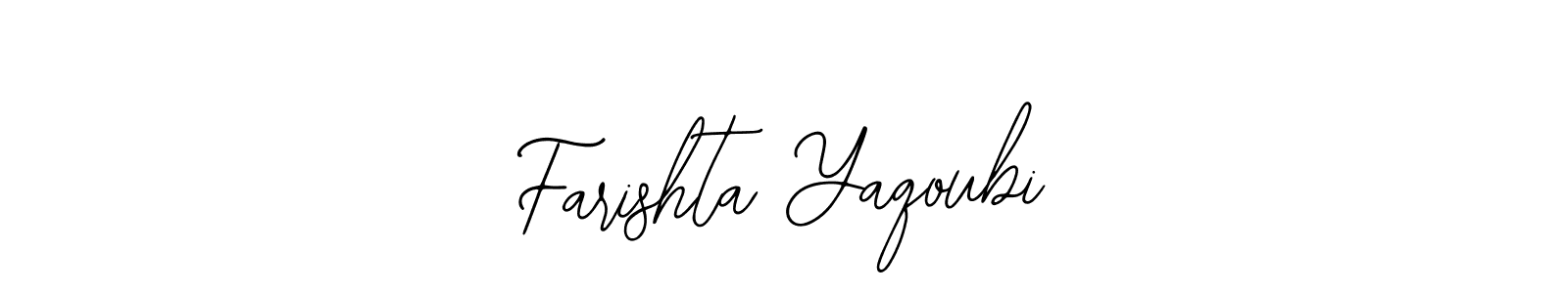 Design your own signature with our free online signature maker. With this signature software, you can create a handwritten (Bearetta-2O07w) signature for name Farishta Yaqoubi. Farishta Yaqoubi signature style 12 images and pictures png