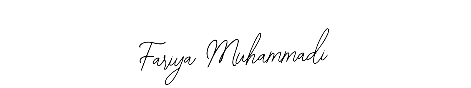 Similarly Bearetta-2O07w is the best handwritten signature design. Signature creator online .You can use it as an online autograph creator for name Fariya Muhammadi. Fariya Muhammadi signature style 12 images and pictures png