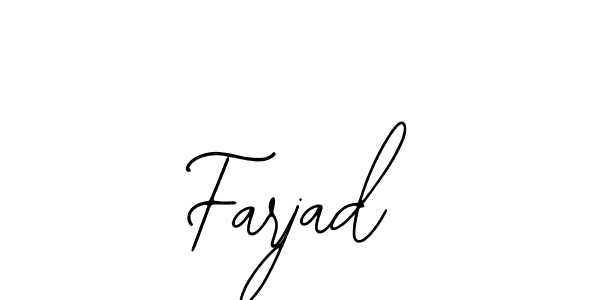 if you are searching for the best signature style for your name Farjad. so please give up your signature search. here we have designed multiple signature styles  using Bearetta-2O07w. Farjad signature style 12 images and pictures png