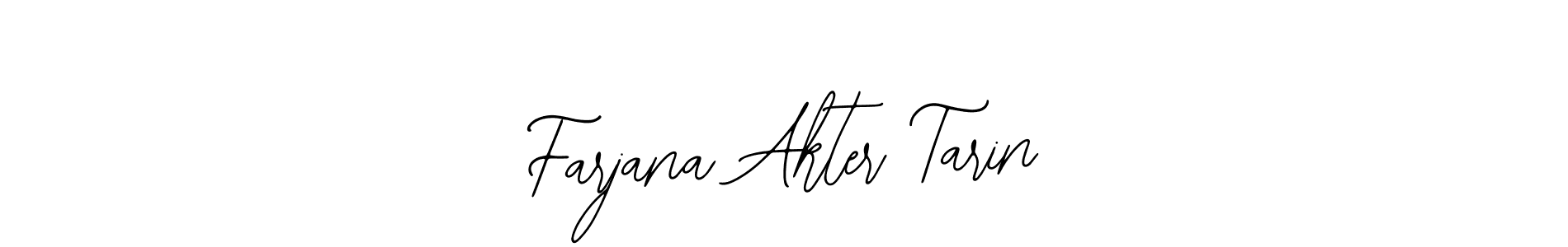 The best way (Bearetta-2O07w) to make a short signature is to pick only two or three words in your name. The name Farjana Akter Tarin include a total of six letters. For converting this name. Farjana Akter Tarin signature style 12 images and pictures png