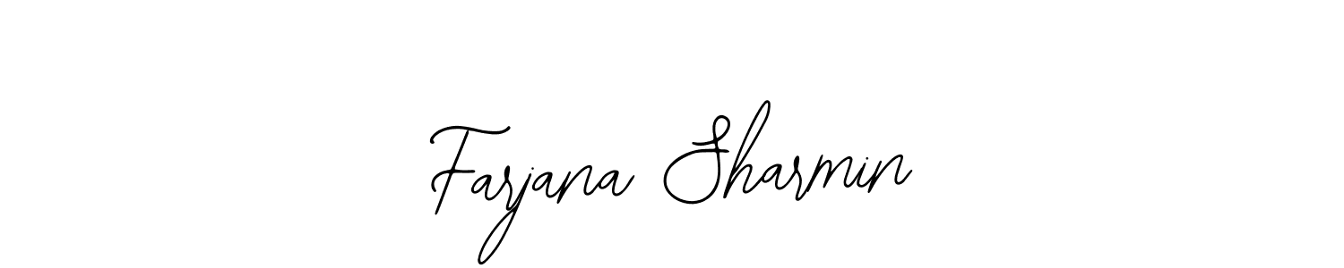 Make a beautiful signature design for name Farjana Sharmin. With this signature (Bearetta-2O07w) style, you can create a handwritten signature for free. Farjana Sharmin signature style 12 images and pictures png