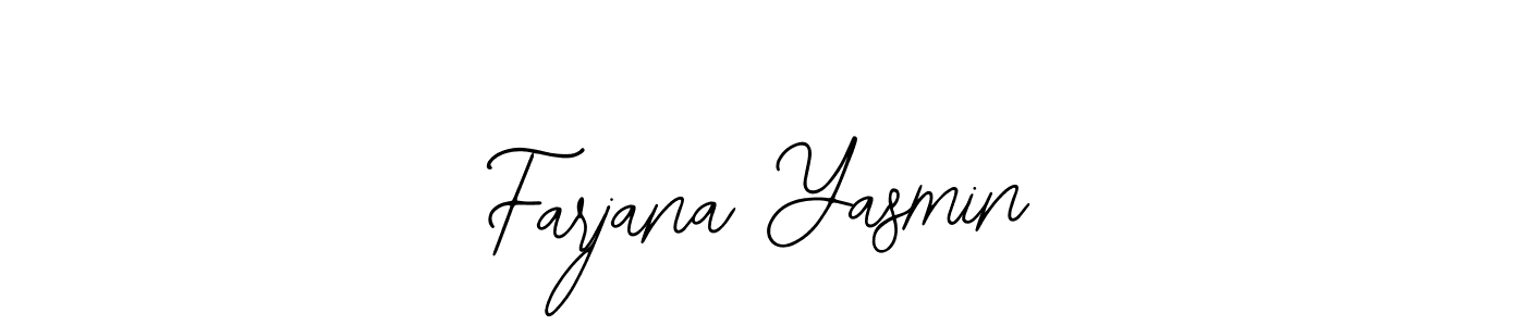 It looks lik you need a new signature style for name Farjana Yasmin. Design unique handwritten (Bearetta-2O07w) signature with our free signature maker in just a few clicks. Farjana Yasmin signature style 12 images and pictures png