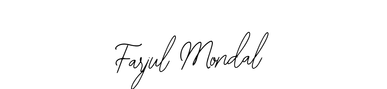 How to make Farjul Mondal signature? Bearetta-2O07w is a professional autograph style. Create handwritten signature for Farjul Mondal name. Farjul Mondal signature style 12 images and pictures png