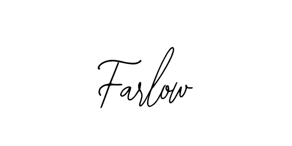 Use a signature maker to create a handwritten signature online. With this signature software, you can design (Bearetta-2O07w) your own signature for name Farlow. Farlow signature style 12 images and pictures png