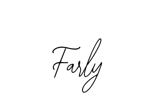 How to make Farly signature? Bearetta-2O07w is a professional autograph style. Create handwritten signature for Farly name. Farly signature style 12 images and pictures png