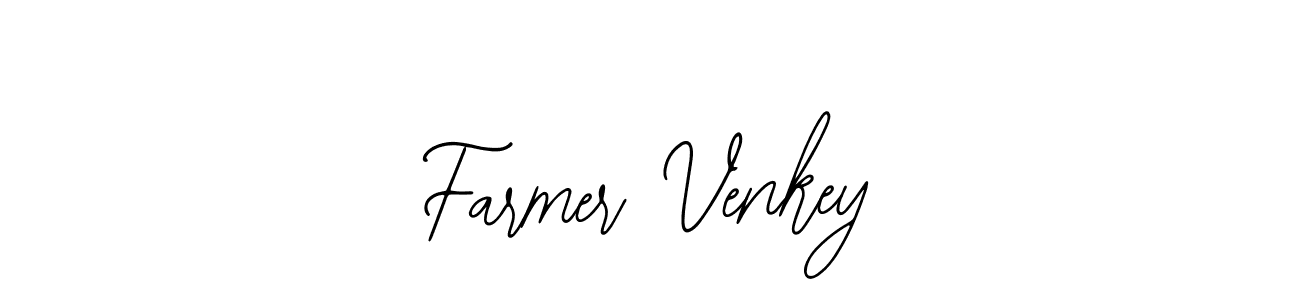 How to make Farmer Venkey name signature. Use Bearetta-2O07w style for creating short signs online. This is the latest handwritten sign. Farmer Venkey signature style 12 images and pictures png