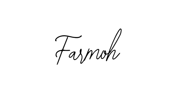 Make a beautiful signature design for name Farmoh. With this signature (Bearetta-2O07w) style, you can create a handwritten signature for free. Farmoh signature style 12 images and pictures png