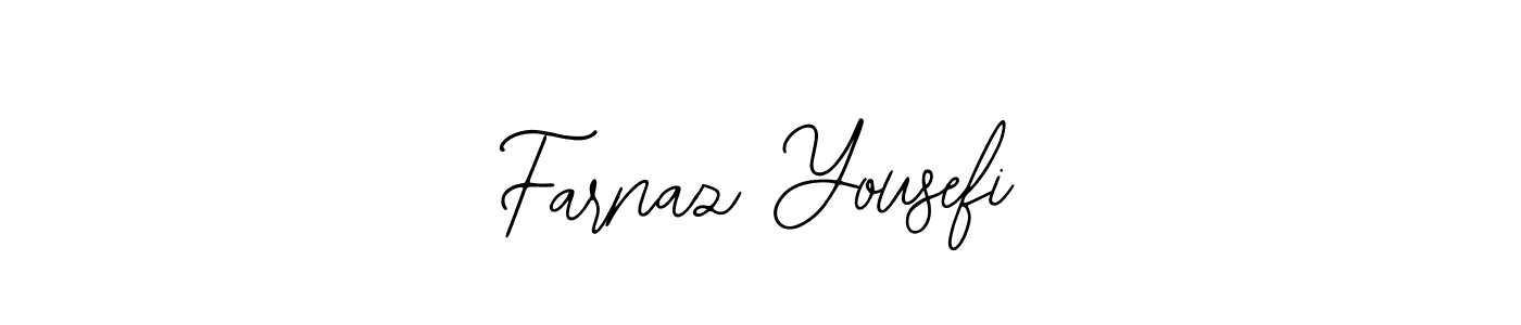 Design your own signature with our free online signature maker. With this signature software, you can create a handwritten (Bearetta-2O07w) signature for name Farnaz Yousefi. Farnaz Yousefi signature style 12 images and pictures png