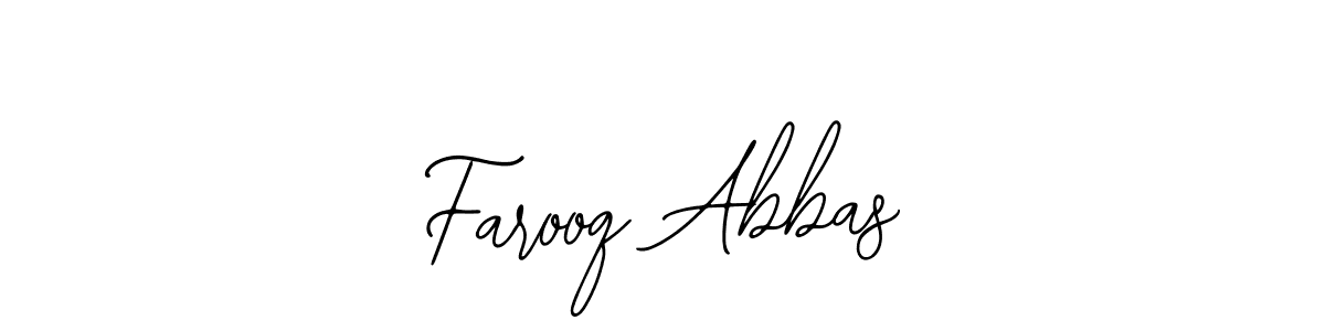 How to Draw Farooq Abbas signature style? Bearetta-2O07w is a latest design signature styles for name Farooq Abbas. Farooq Abbas signature style 12 images and pictures png