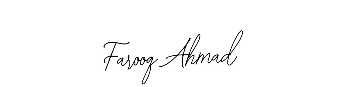 Farooq Ahmad stylish signature style. Best Handwritten Sign (Bearetta-2O07w) for my name. Handwritten Signature Collection Ideas for my name Farooq Ahmad. Farooq Ahmad signature style 12 images and pictures png