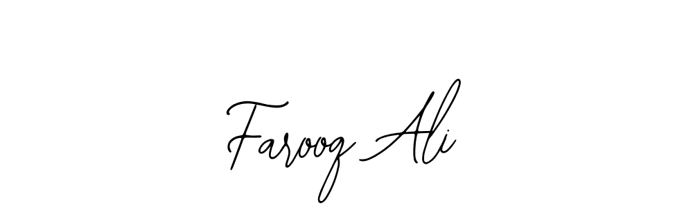 You should practise on your own different ways (Bearetta-2O07w) to write your name (Farooq Ali) in signature. don't let someone else do it for you. Farooq Ali signature style 12 images and pictures png