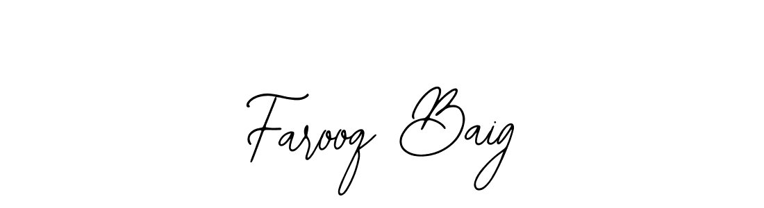 Also You can easily find your signature by using the search form. We will create Farooq Baig name handwritten signature images for you free of cost using Bearetta-2O07w sign style. Farooq Baig signature style 12 images and pictures png