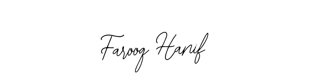 Farooq Hanif stylish signature style. Best Handwritten Sign (Bearetta-2O07w) for my name. Handwritten Signature Collection Ideas for my name Farooq Hanif. Farooq Hanif signature style 12 images and pictures png